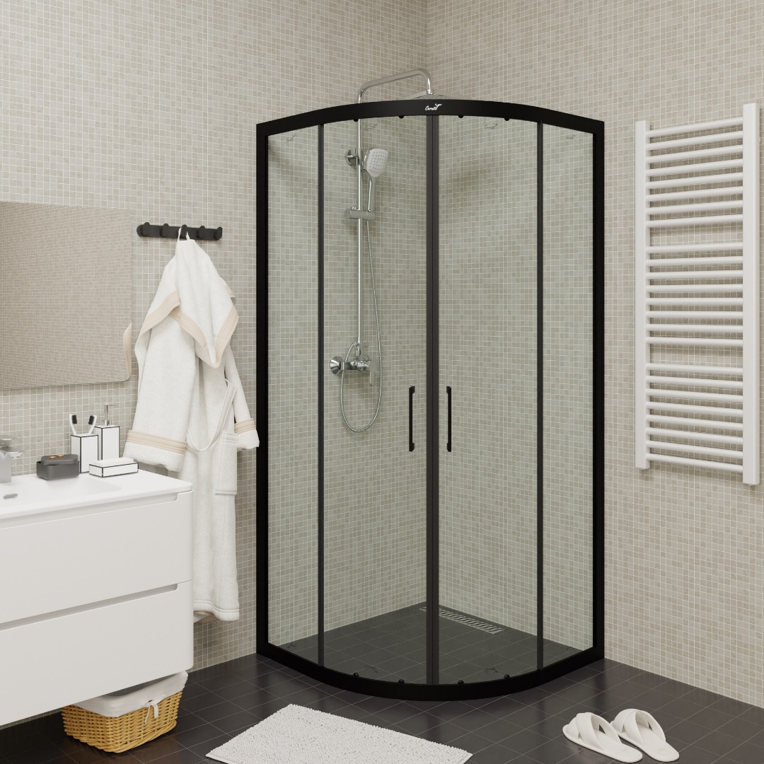 Душевое ограждение CeruttiSPA Viva 90B N 90x90 см, без поддона