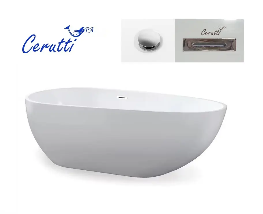 Отдельностоящая акриловая ванна Cerutti SPA MiMi CT9671 без гидромассажа