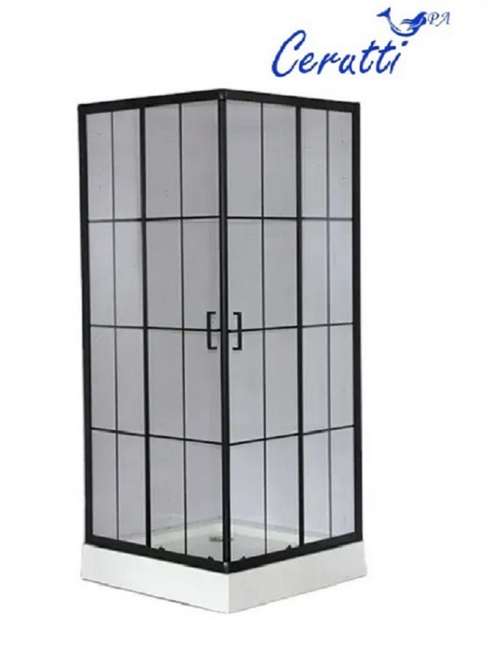 Душевое ограждение Cerutti SPA MUZA90N (90x90x195) без поддона