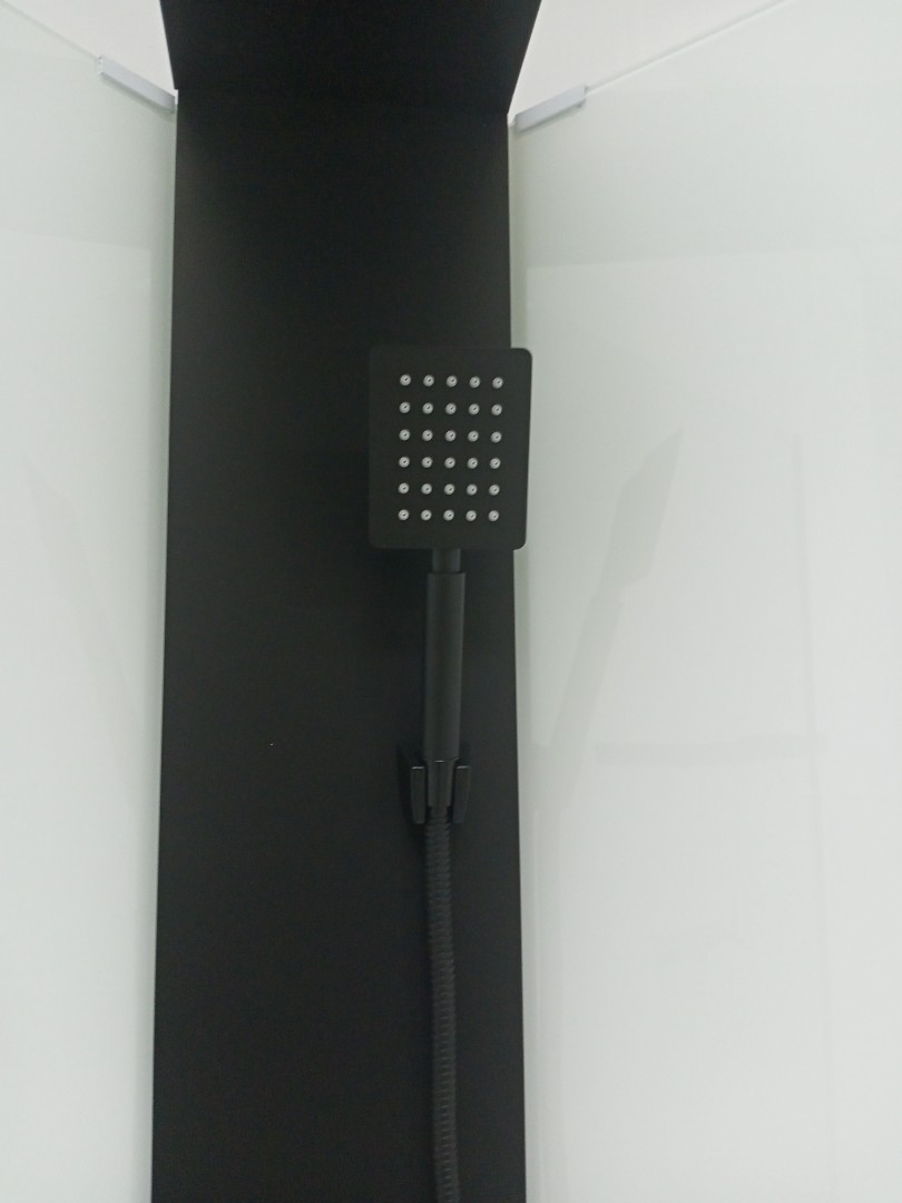 Душевая кабина Ceruttispa Chika 901B тропический душ, угловая, без крыши