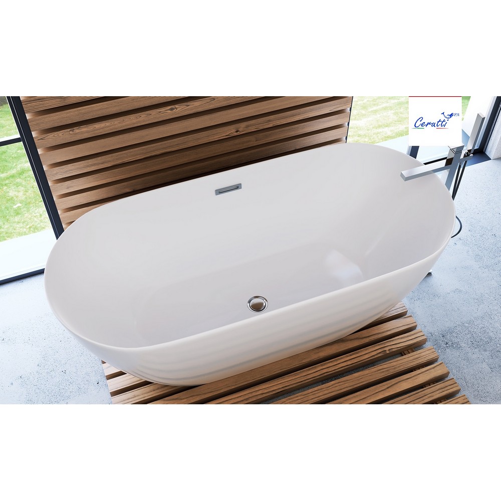 Отдельностоящая акриловая ванна Cerutti SPA ДИЗЕО (dISEO) 7390 без гидромассажа