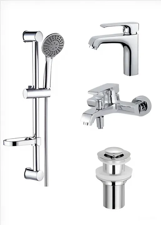 BOCH MANN Серия IDA BM10429 смеситель для ванны со шлангой, донный клапан и смеситель для раковины