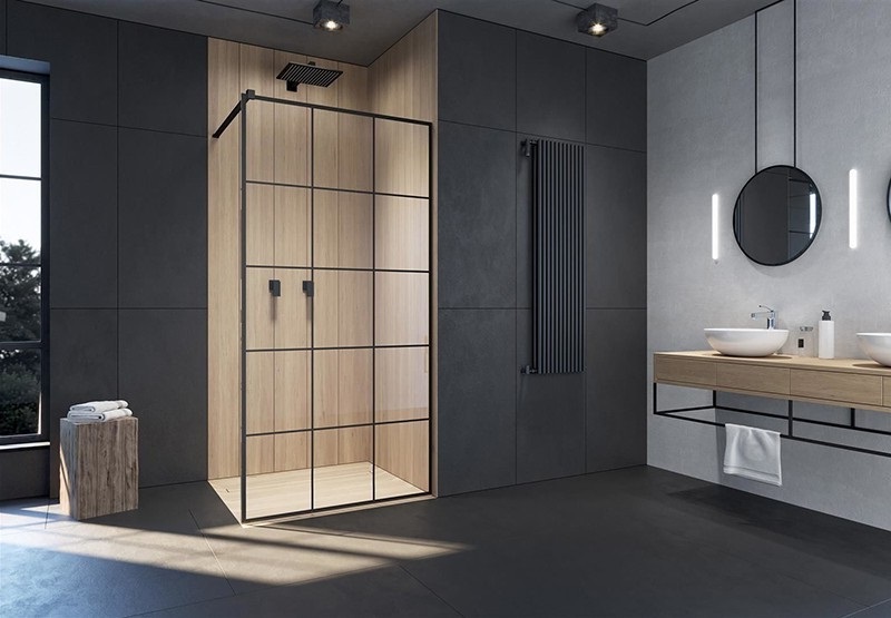 Душевое ограждение Cerutti SPA МУЗА (MUZA) T100, 100х195 см, без поддона