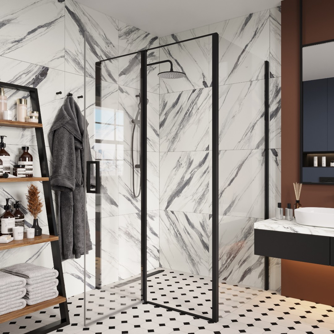 Душевое ограждение Cerutti SPA VICTORIA120B, 120х90 см, без поддона