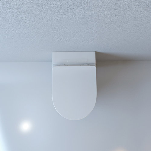 Унитаз приставной импульсный CeruttiSPA Barbaria Pulse 7264 безободковый