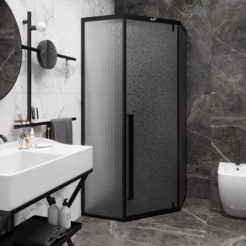 Душевое ограждение Cerutti SPA C3ABD, 90x90 см, без поддона, стекло 5 мм