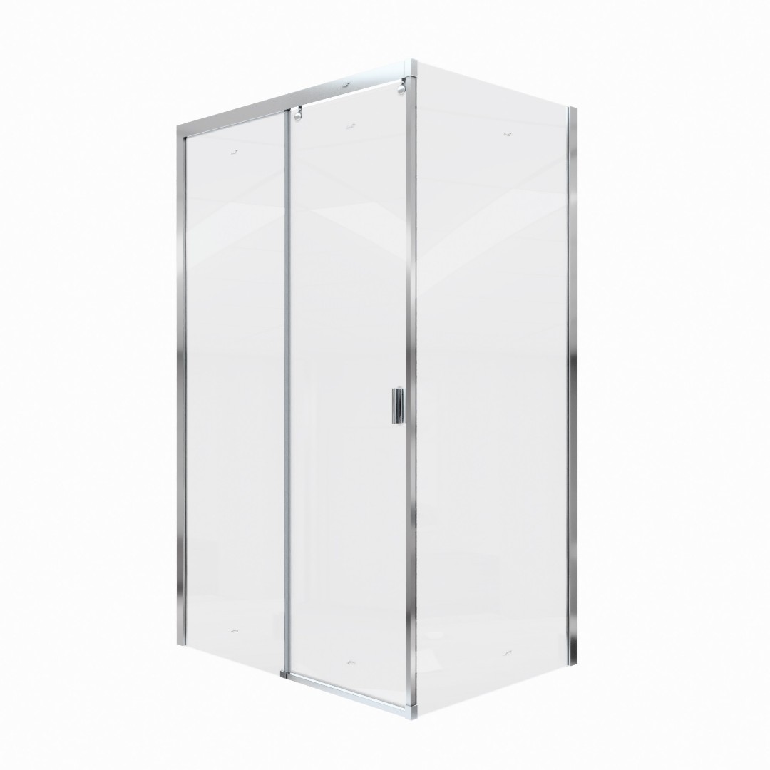 Душевое ограждение CeruttiSPA Marbella 120L, 80х120 см, без поддона, в левый угол