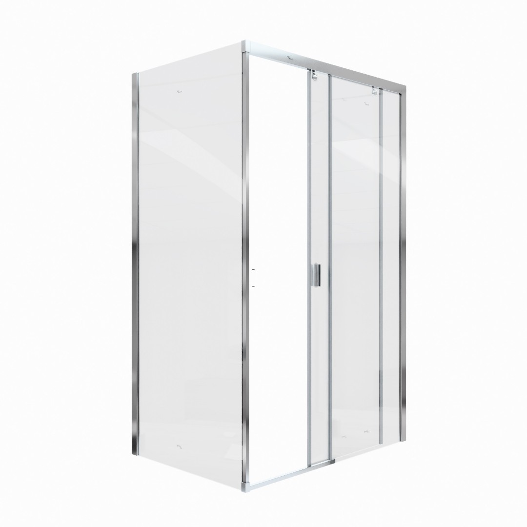 Душевое ограждение CeruttiSPA Marbella 120R, 120х80 см, без поддона, в правый угол