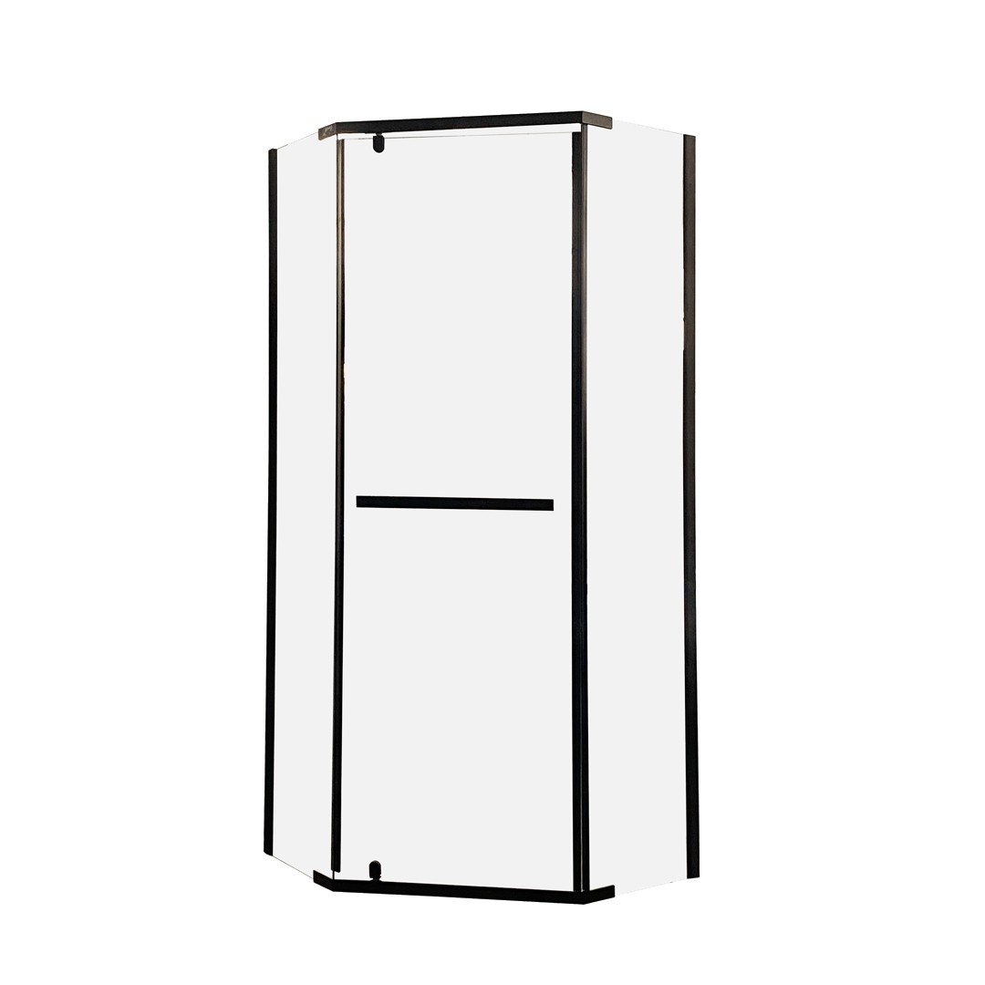 Душевое ограждение Ceruttispa ЧИКА (CHIKA) ZP91B, 90x90 см, без поддона