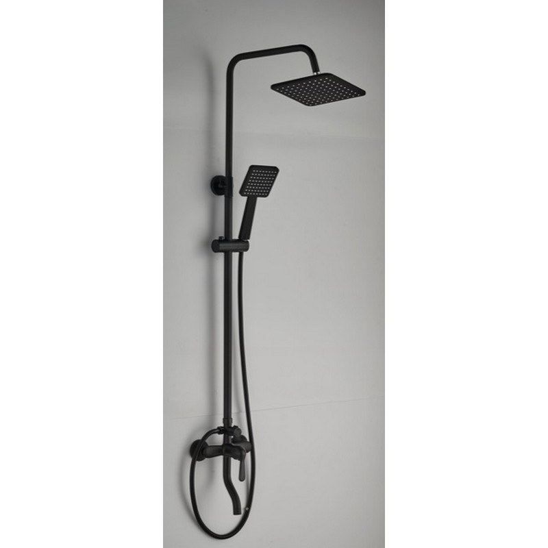 Душевая стойка BOCH MANN ECO Quadro Black CT8427 цвет черный