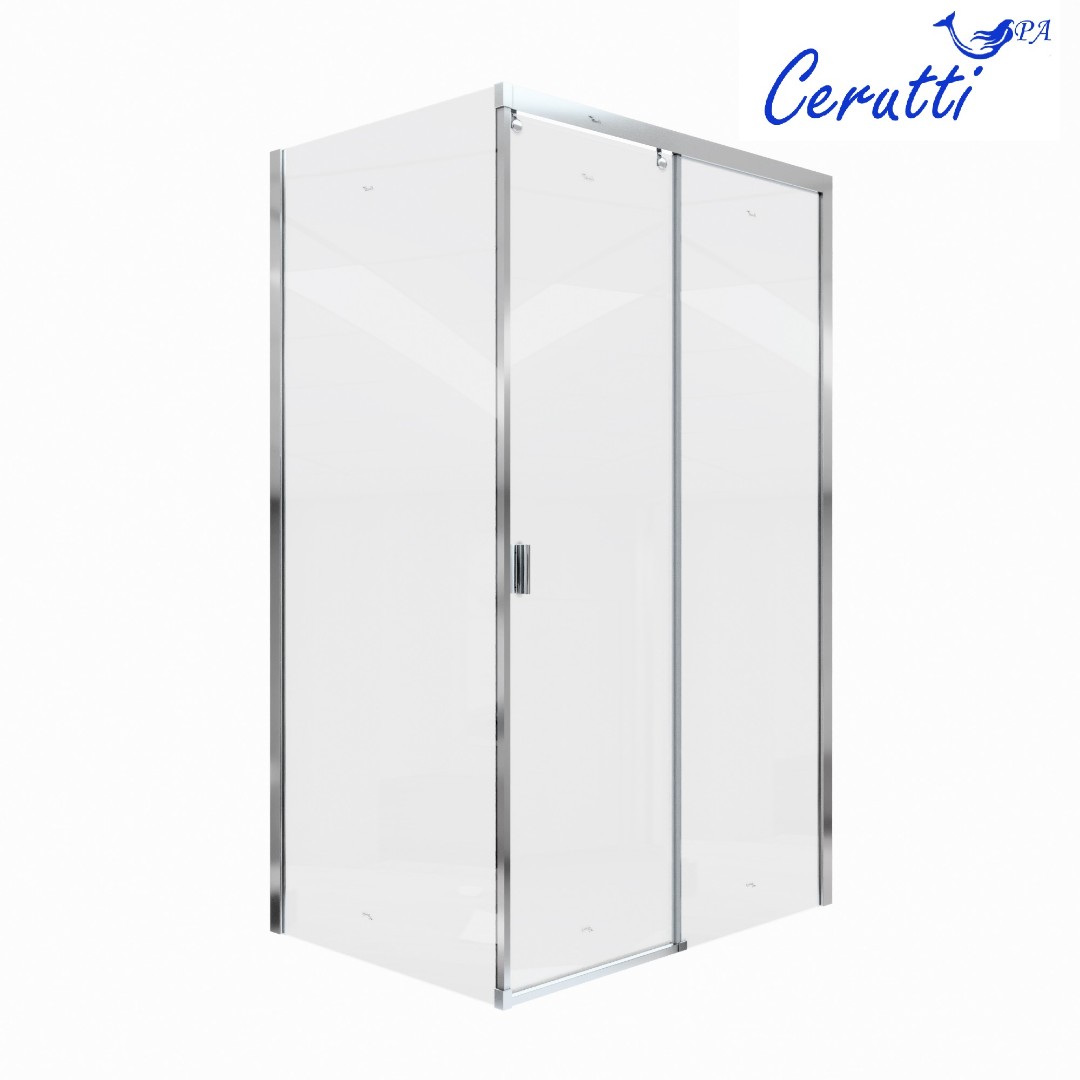 Душевое ограждение CeruttiSPA Marbella 120R, 120х80 см, без поддона, в правый угол
