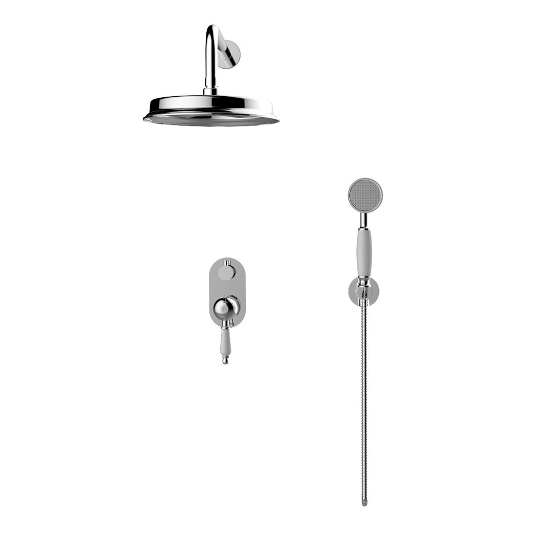Серия Marbella  система душевая встраиваемая BM8732 + смеситель для  раковины BM8729