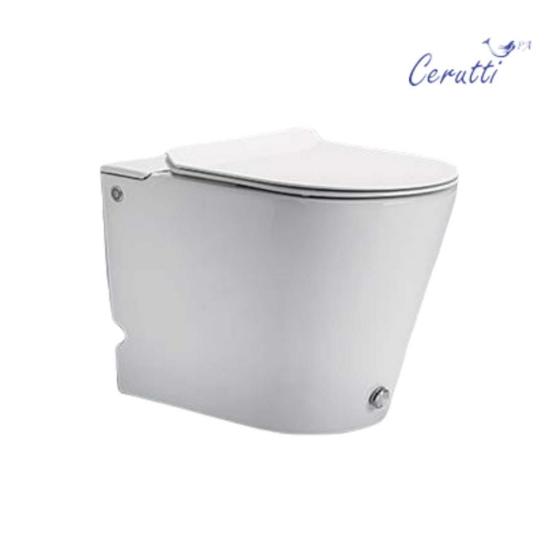 Унитаз приставной, импульсный CeruttiSPA Argentera Pulse 7267 безободковый