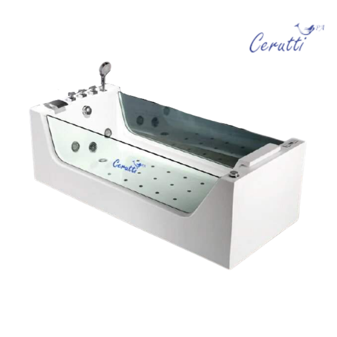Гидромассажная ванна CeruttiSPA C-453 (180х80см)с  аэромассажем и цветной подсветкой