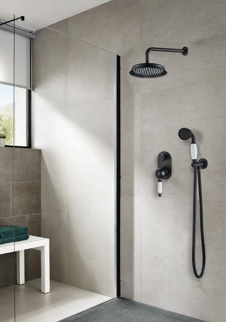 BOCH MANN Серия Marbella система душевая встраиваемая BM8731  + смеситель XL для раковины высокий BM8730 (код 8731+8730)