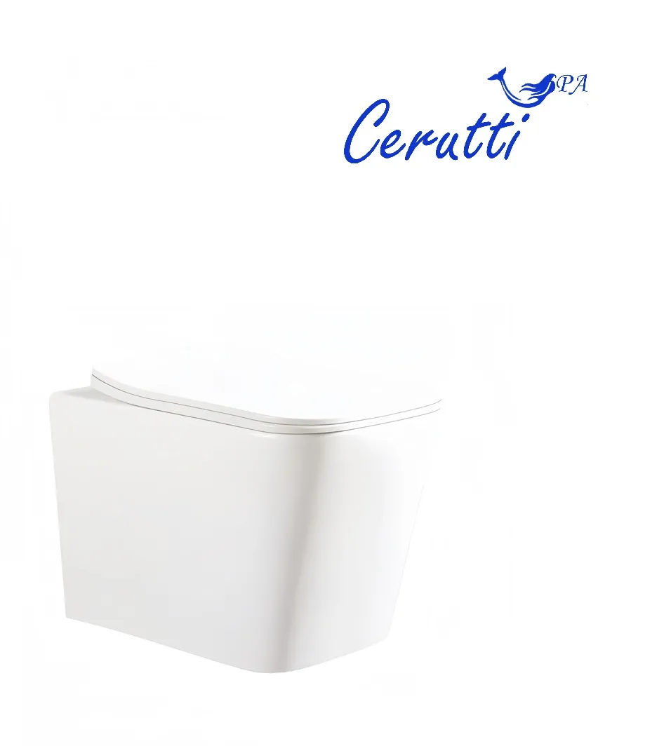 Унитаз подвесной CeruttiSPA MAIELLA Aria PP безободковый белый, 49х34х36 см