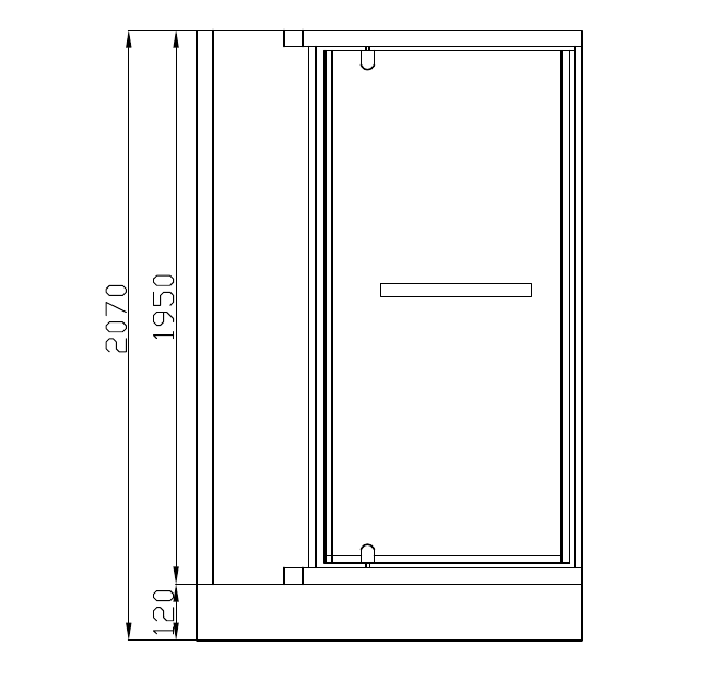 Душевое ограждение Cerutti SPA Mimi ZQ91T 90х90 см, без поддона