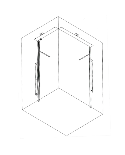 Душевое ограждение Cerutti SPA PREMIATA B 120-8, 120х90 см, без поддона