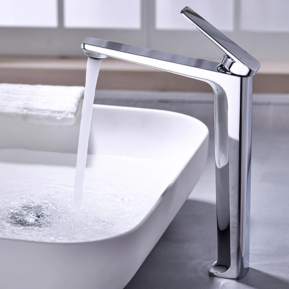 Смеситель для раковины BOCH MANN VIVA XL BM9134 высокий, цвет ХРОМ