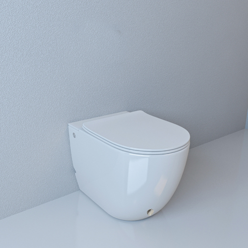 Унитаз приставной импульсный CeruttiSPA Barbaria Pulse 7264 безободковый