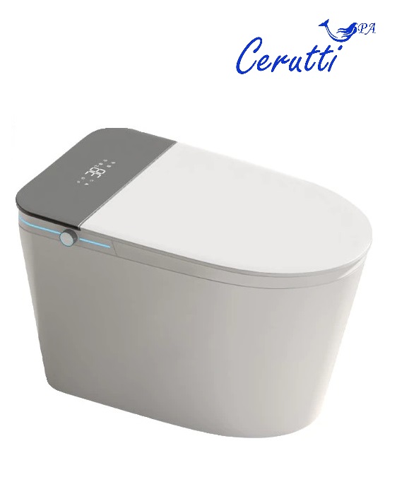 Умный унитаз-биде импульсный Ceruttispa ЭСТЕР (ESTER) Smart CT10617 безободковый, электронный, с дистанционным управлением