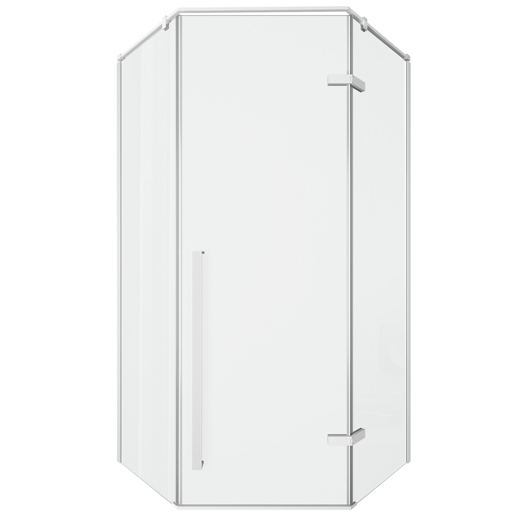 Душевое ограждение CeruttiSPA C2AW, 100х100 см, без поддона, стекло 8 мм