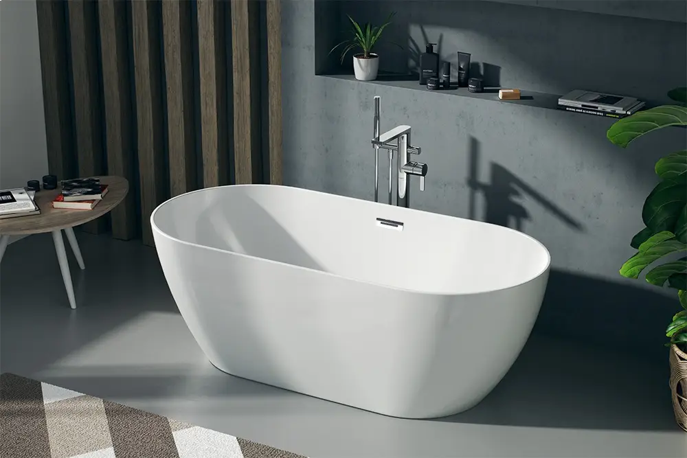 Отдельностоящая акриловая ванна Cerutti Spa dISEO 150 без гидромассажа