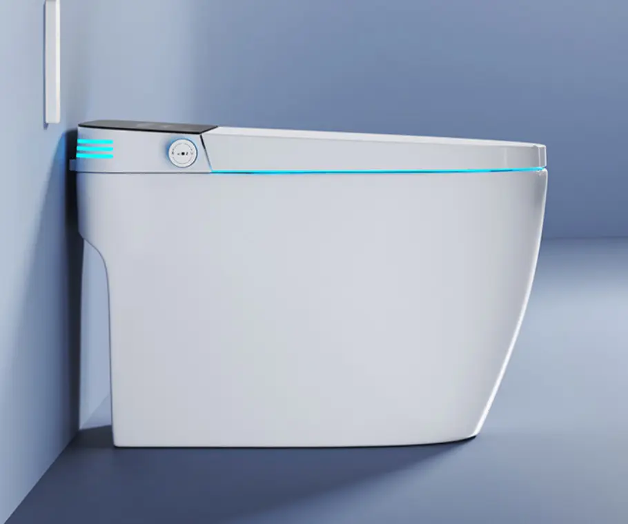 Умный унитаз-биде импульсный Ceruttispa EZIO Smart  безободковый, электронный, с дистанционным управлением