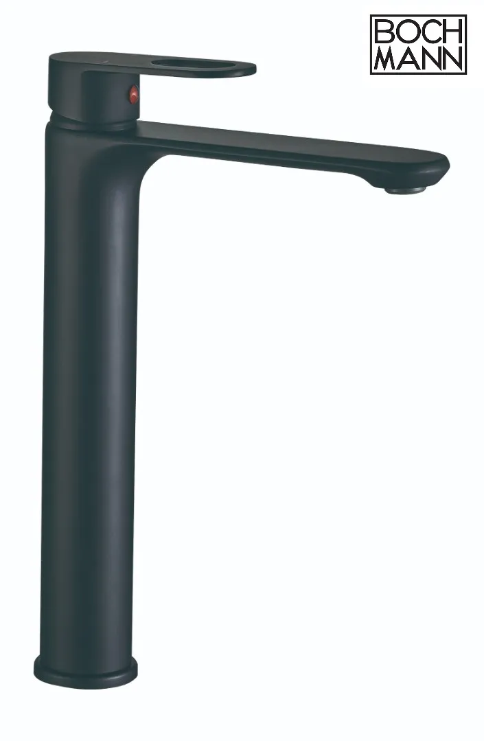 Смеситель для раковины BOCH MANN SANTA XLB BM8597 высокий, цвет ЧЕРНЫЙ