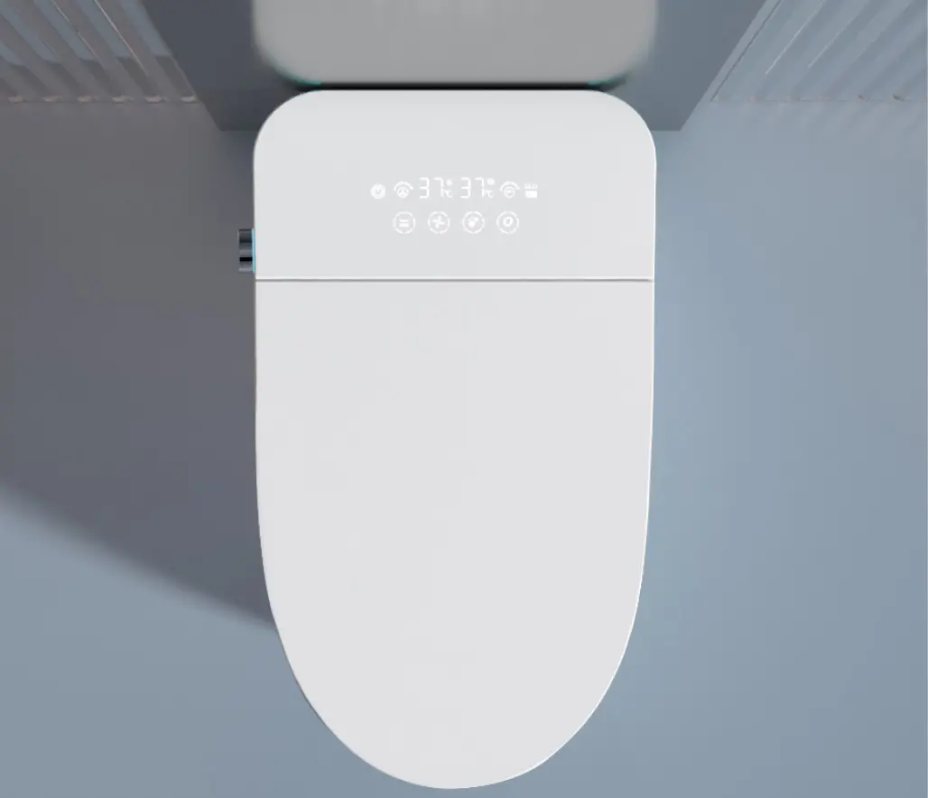 Умный унитаз-биде импульсный Ceruttispa CHIARA Smart безободковый, электронный, с дистанционным управлением