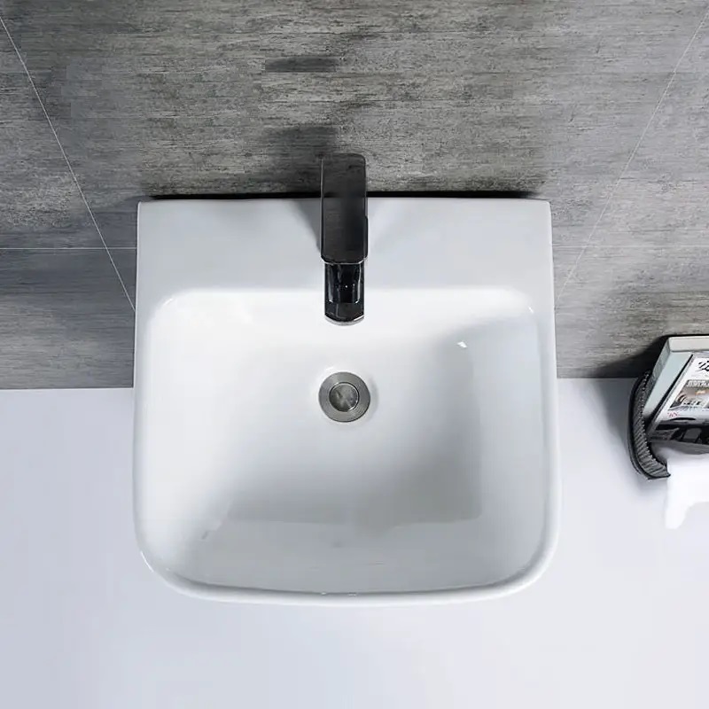 Раковина напольная Ceruttispa Luca белая, литая с пьедесталом 45х43.5х83.5 см