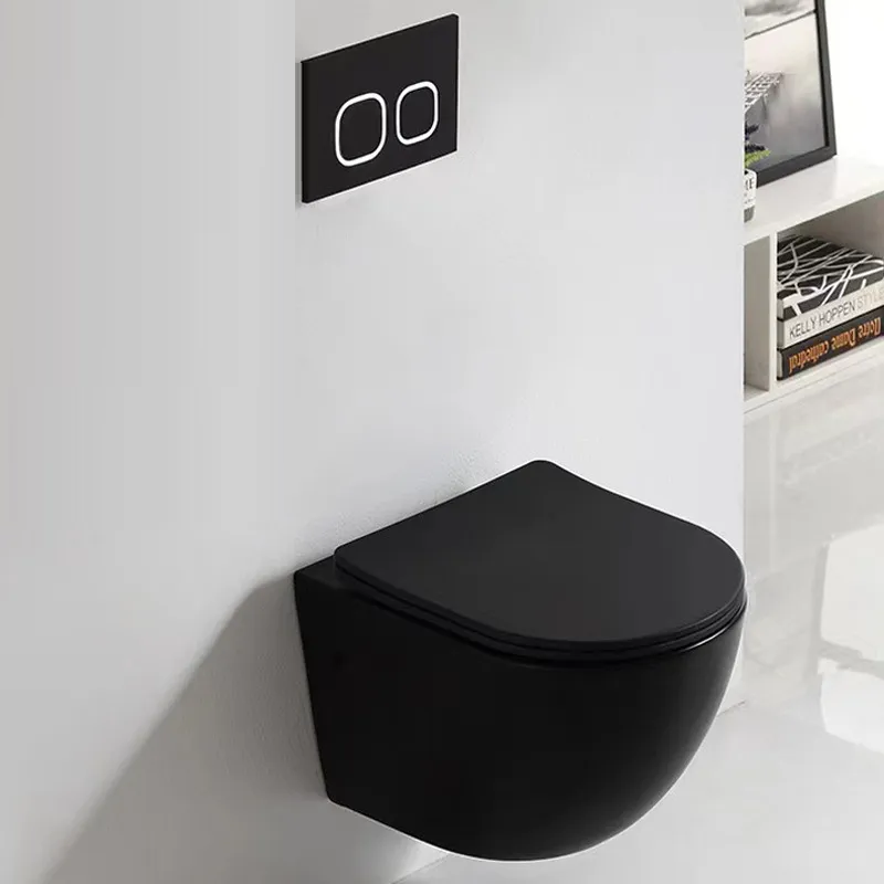 Унитаз подвесной Cerutti SPA TICINO Aria MB CT8918 черный матовый безободковый