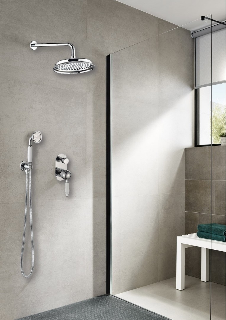 Серия Marbella  система душевая встраиваемая BM8732 + смеситель для  раковины BM8729