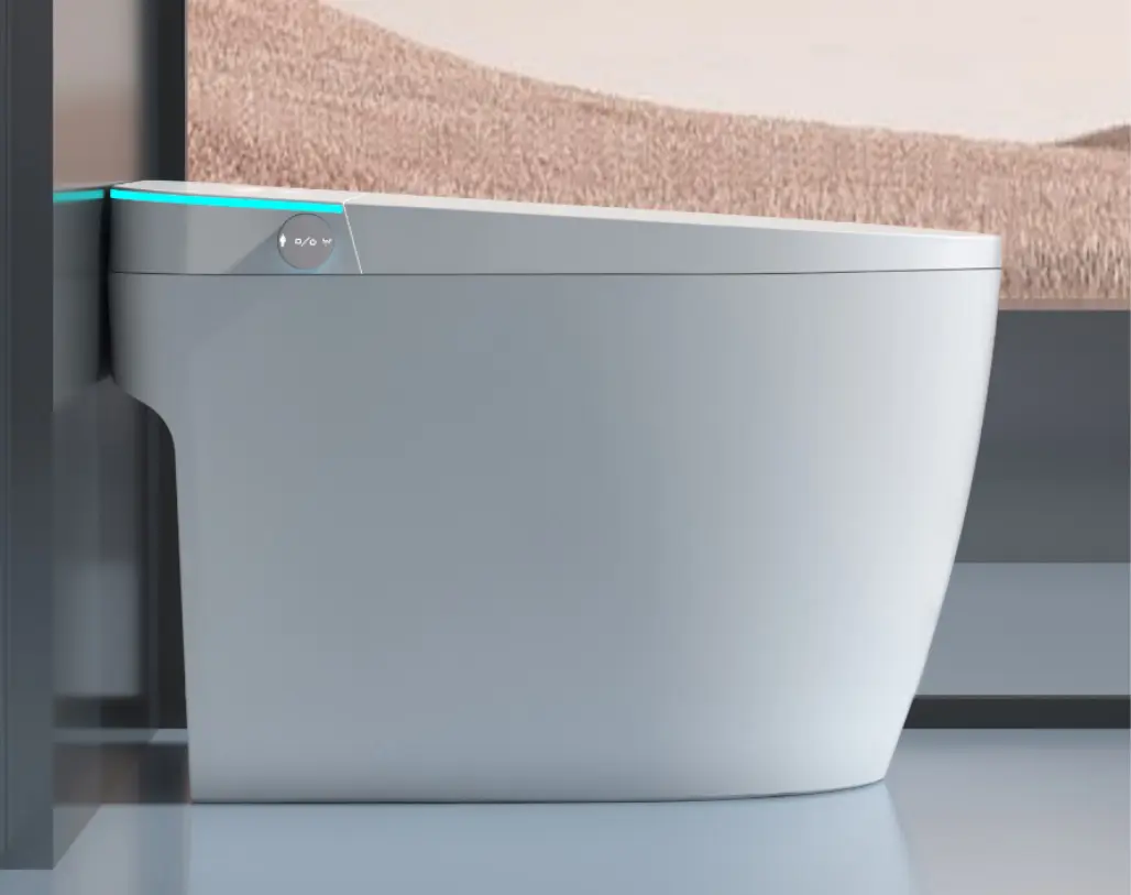 Умный унитаз-биде импульсный Ceruttispa CHIARA Smart безободковый, электронный, с дистанционным управлением