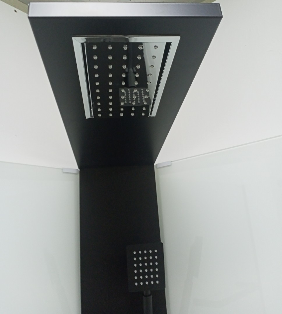 Душевая кабина Ceruttispa Chika 901B тропический душ, угловая, без крыши