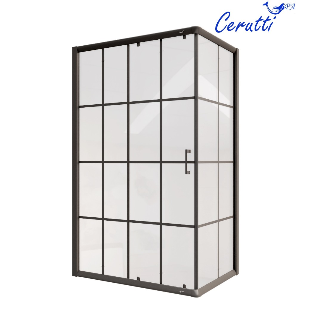 Душевое ограждение CeruttiSPA Muza120 N, 80х120 см, без поддона