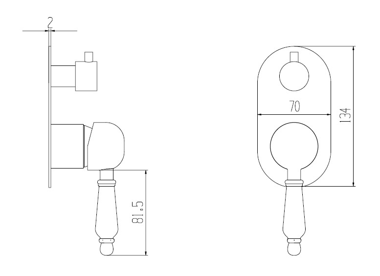 BOCH MANN Серия Marbella система душевая встраиваемая BM8731  + смеситель XL для раковины высокий BM8730 (код 8731+8730)