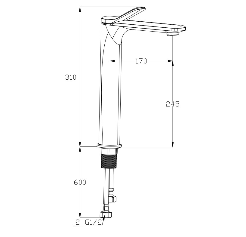 Смеситель для раковины BOCH MANN BERNINA B XL BM9629
