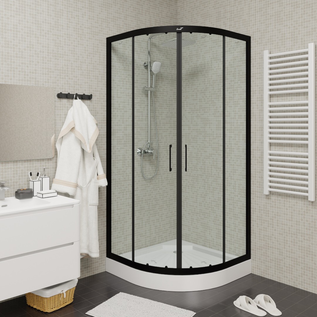 Душевое ограждение CeruttiSPA Viva 90B N 90x90 см, без поддона