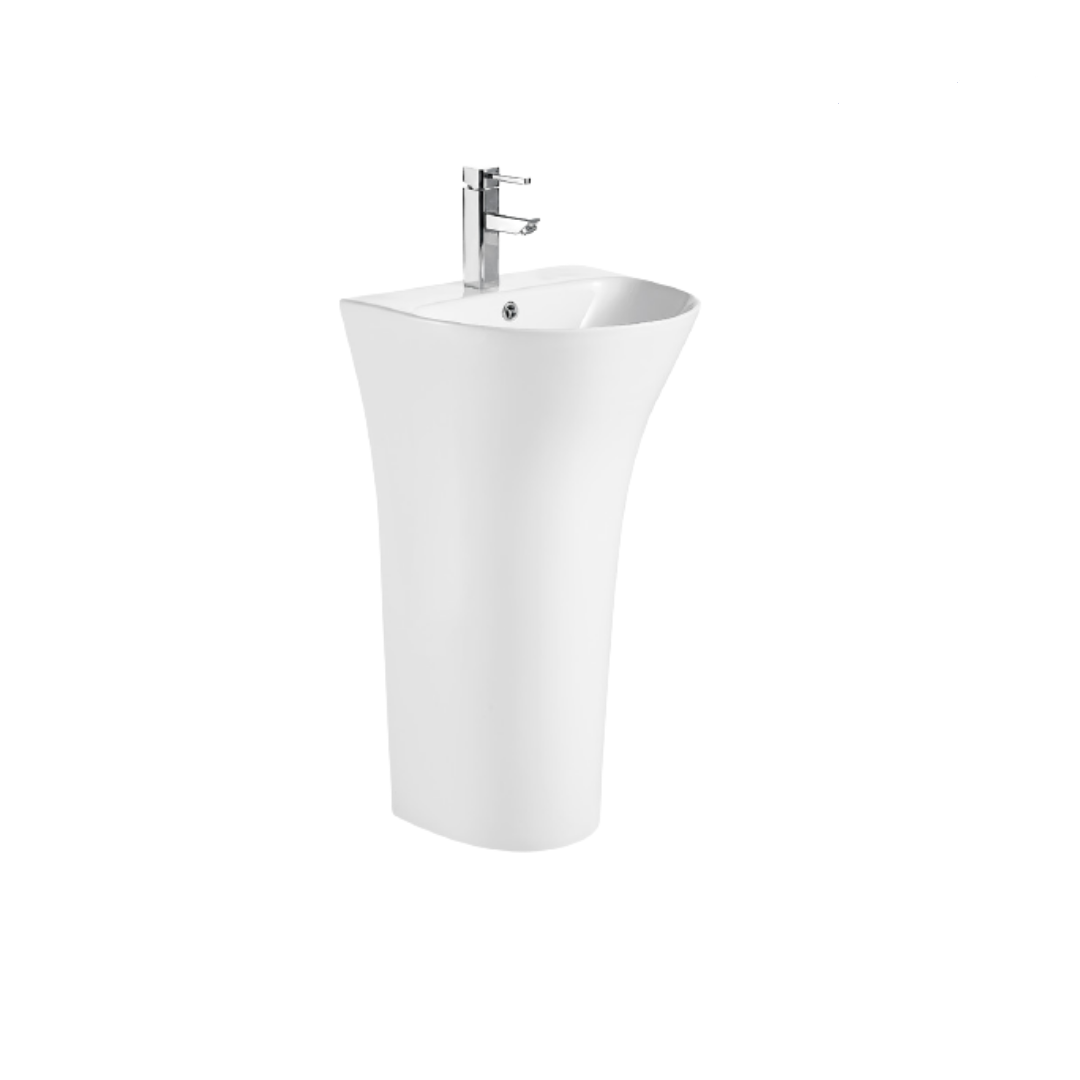 Раковина напольная Ceruttispa Simona белая, литая с пьедесталом 44х42х83.5 см