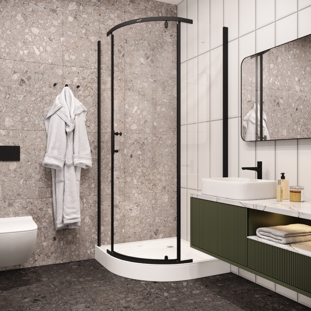 Душевое ограждение Cerutti SPA KORRA Z90B, 90x90 см, без поддона