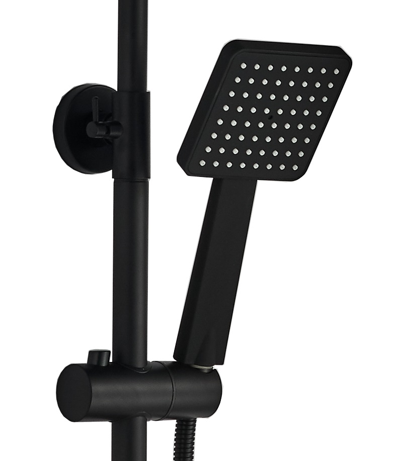 Душевая стойка BOCH MANN ECO Quadro Black CT8427 цвет черный