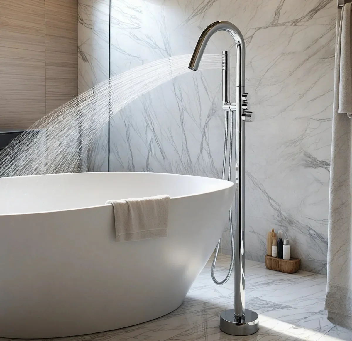 BOCH MANN SUV BM10906 Напольный смеситель для отдельностоящей ванны