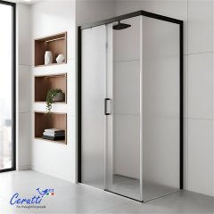 Душевое ограждение CeruttiSPA VITO 110BF L, 80x110x195 см, без поддона