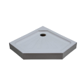 Душевой поддон пентагональный CeruttiSPA P101 белый 100х100х15 см