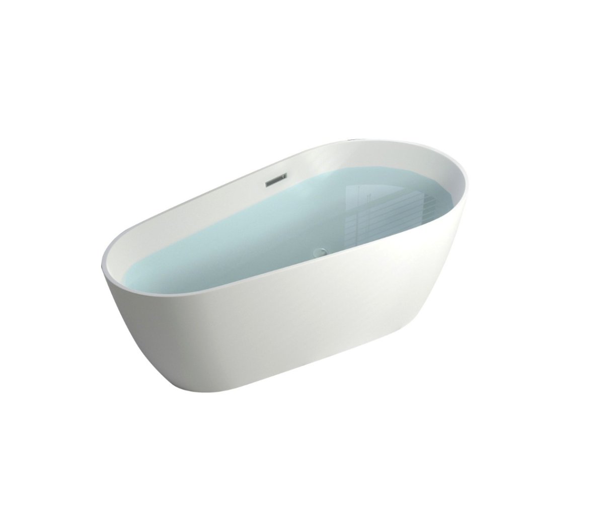 Отдельностоящая акриловая ванна Cerutti SPA MiMi CT9671 без гидромассажа