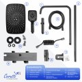Душевая стойка Ceruttispa ИВО (IVO) цвет графит, 11356