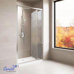 Дверь в нишу CeruttiSPA BELLA D101F (100х195), матовое стекло