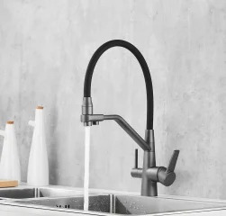 Комбинированный смеситель для кухни BOCH MANN ELSE GR с гибким изливом