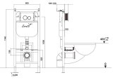 Инсталляция для унитаза Ceruttispa CR558